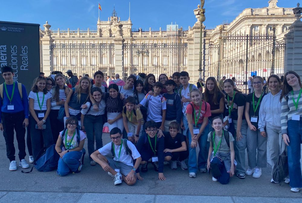 foto di gruppo a Madrid