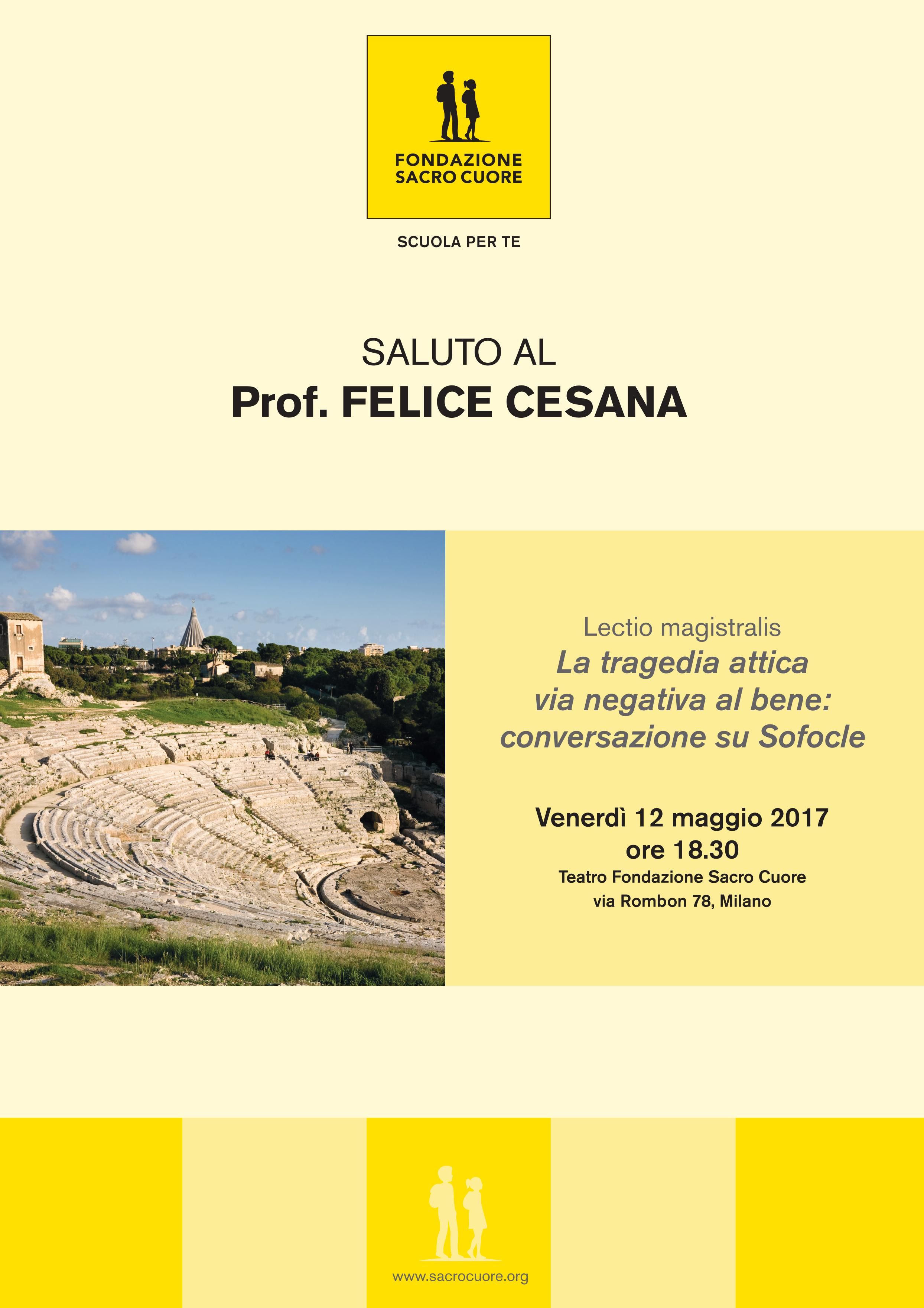 lectio magistralis Prof.Felice Cesana