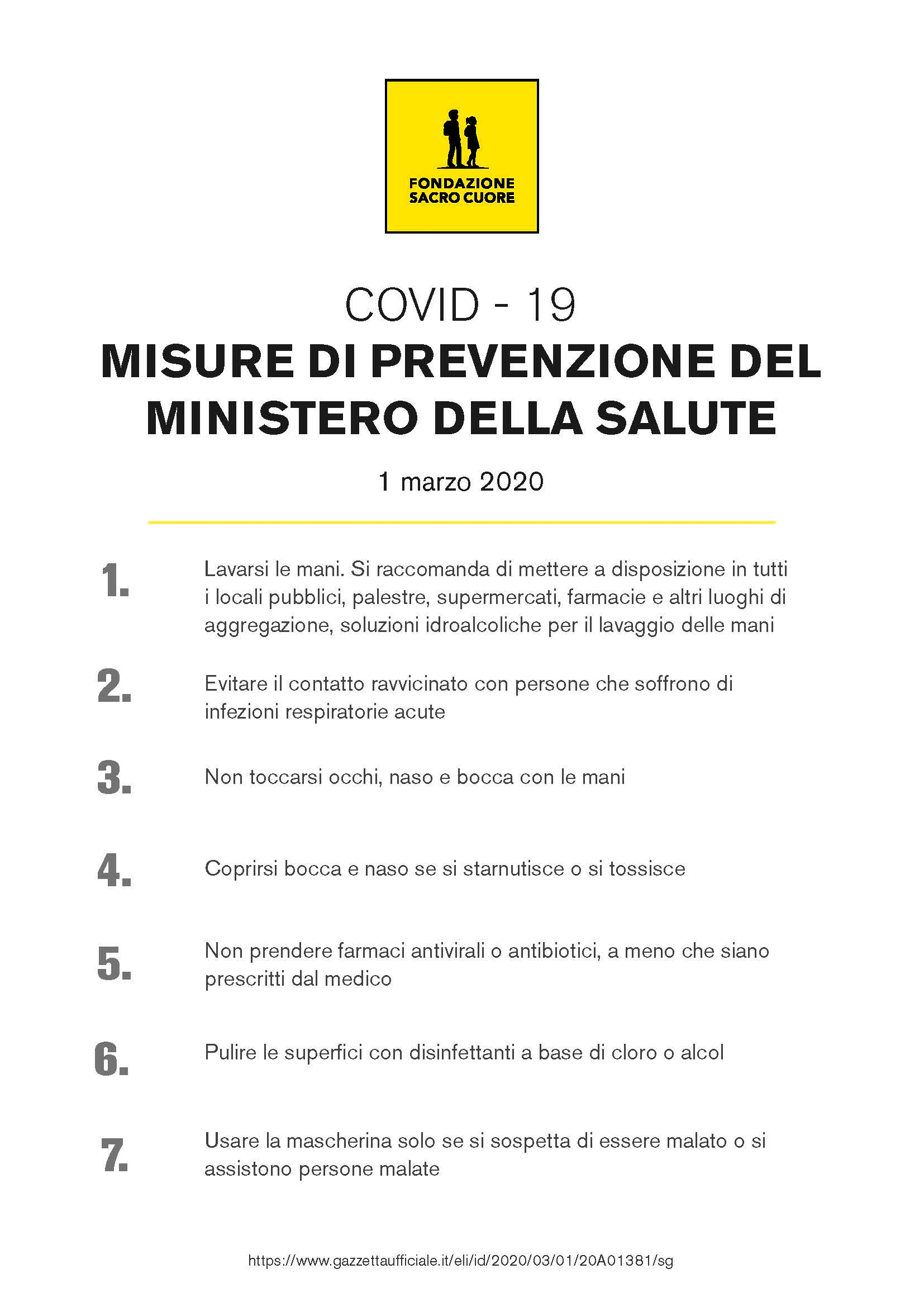 covid indicazioni igieniche