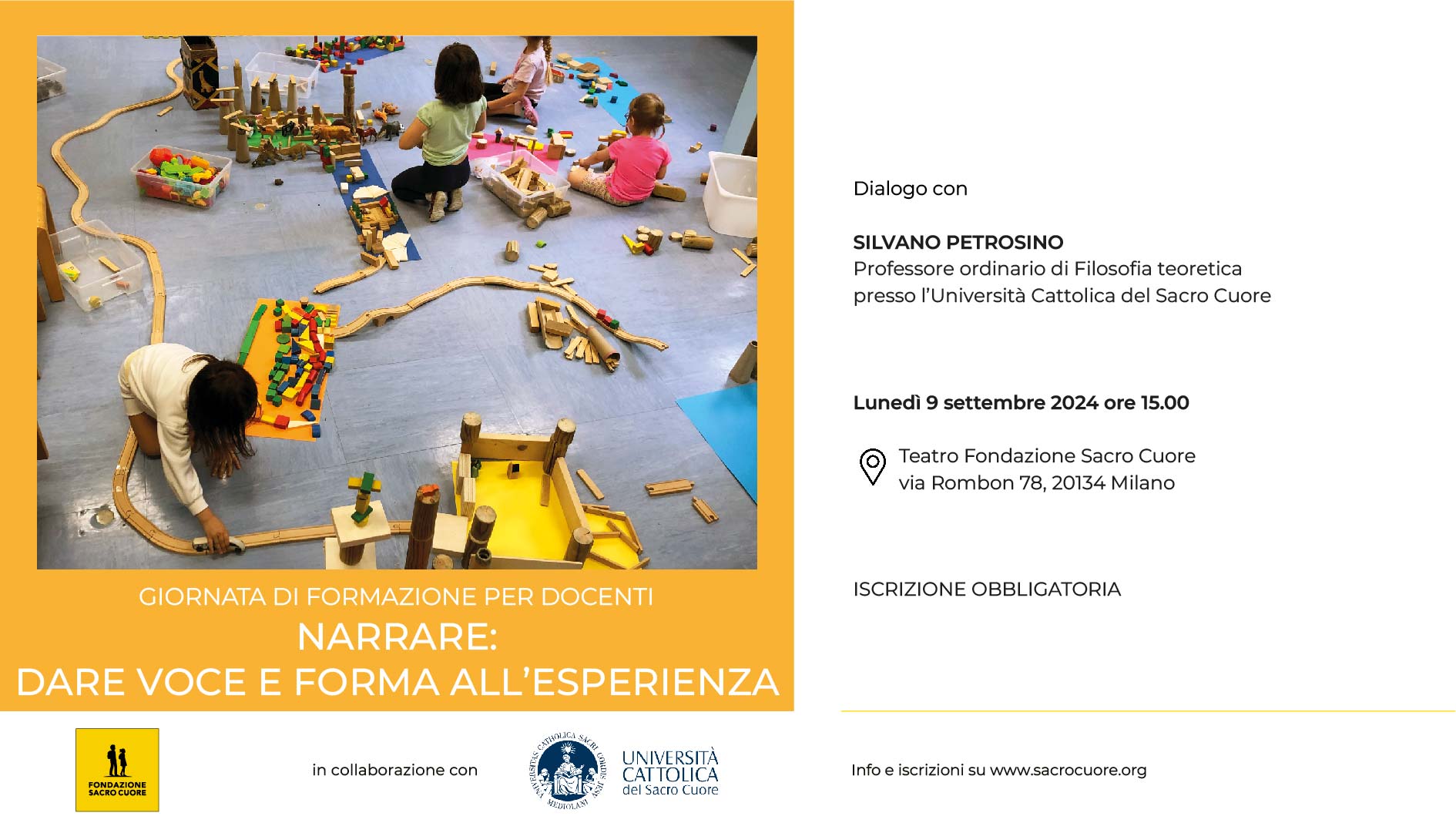Fondazione sacro cuore formazione docenti 2024