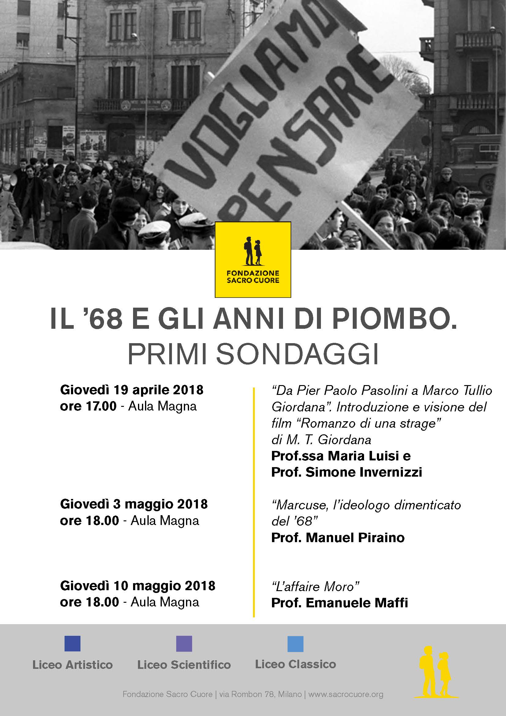 Il 68 e gli anni di piombo