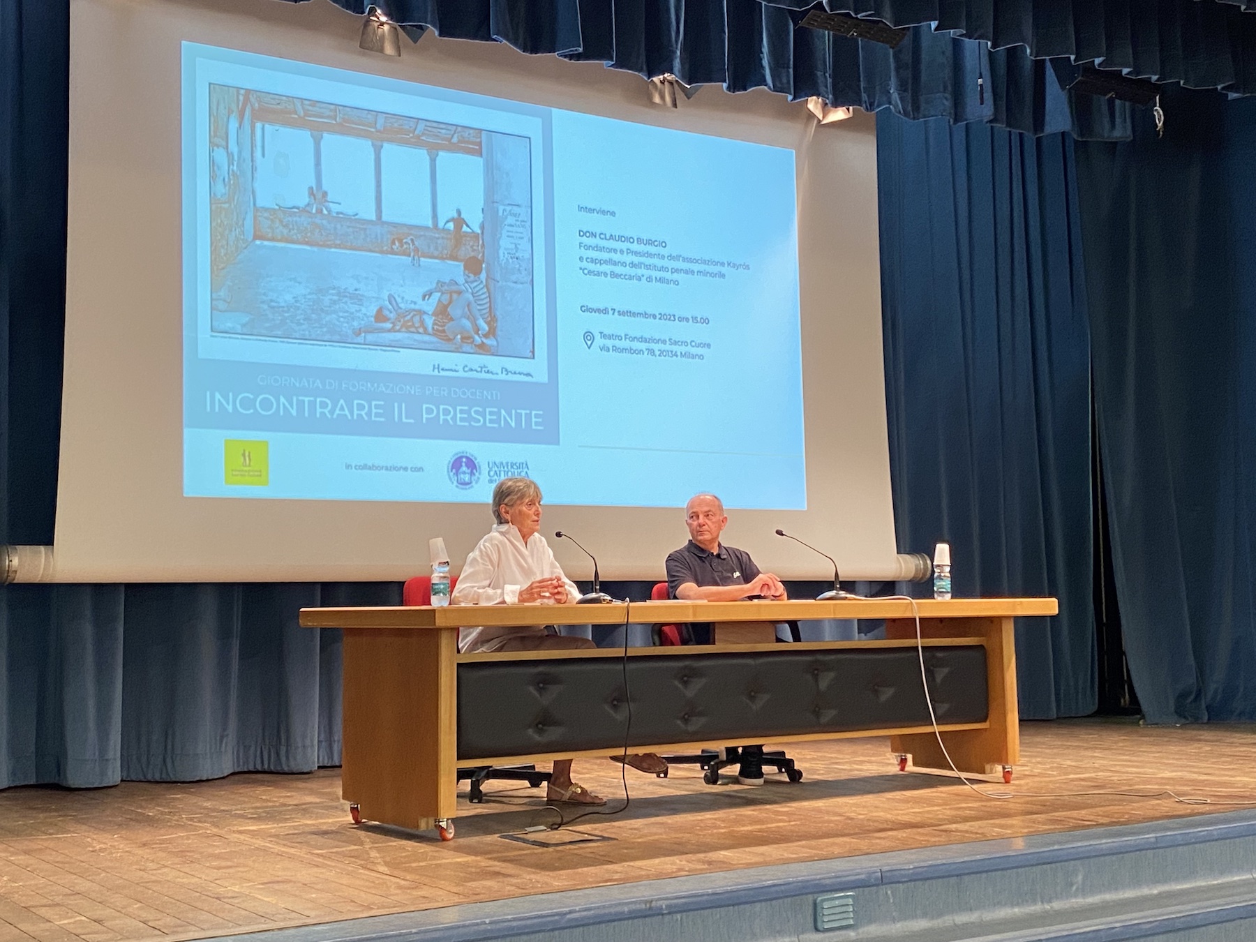 Formazione docenti 2023: Incontrare il presente con don Claudio Burgio
