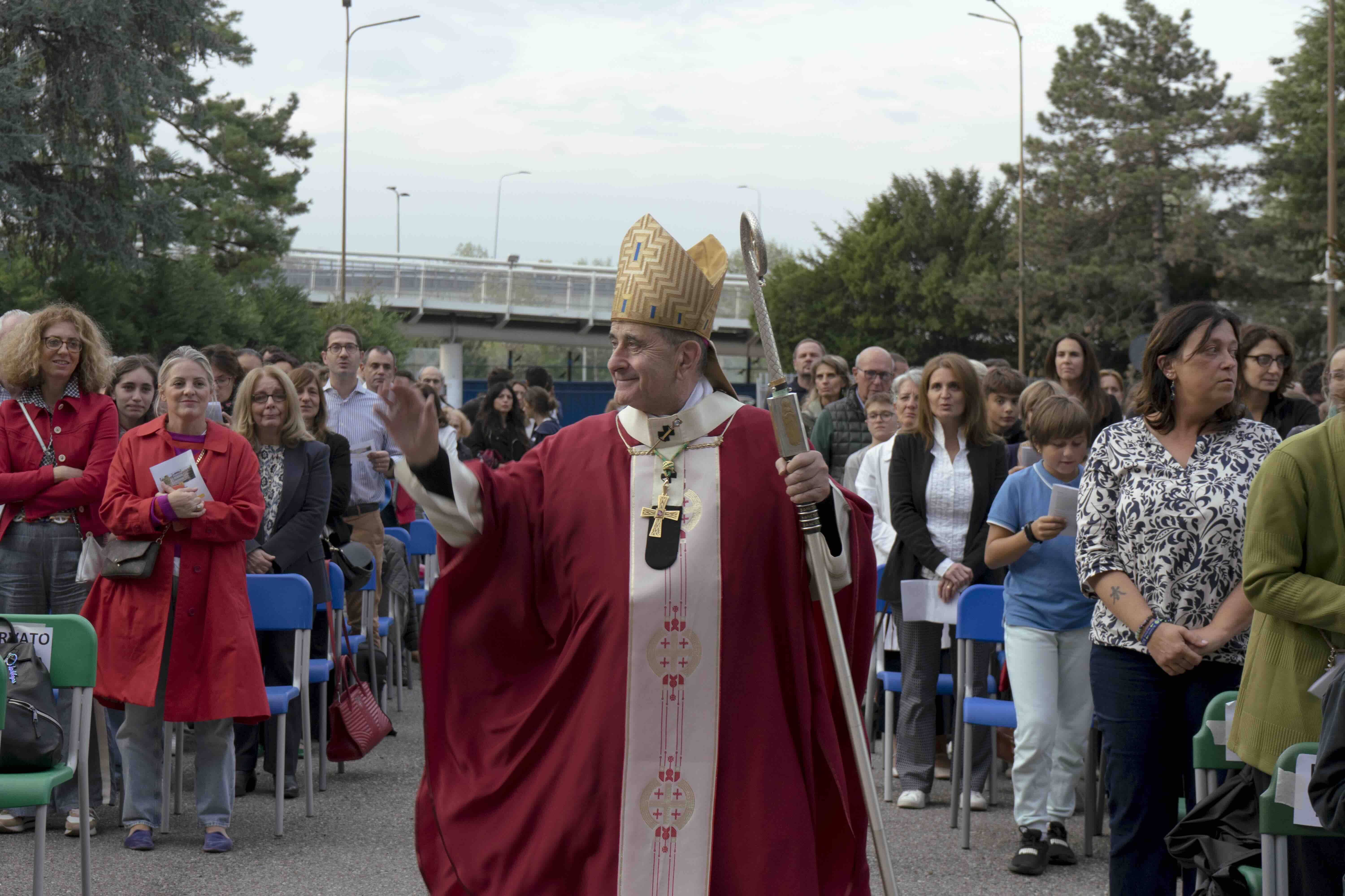 La Santa messa di inizio anno della Fondazione Sacro Cuore  celebrata dall’Arcivescovo di Milano Mons. Mario Delpini